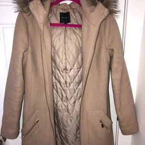 Blush/tan Parka